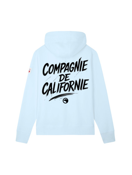 Sweat zippé Paint bleu ciel Compagnie de Californie - photo 1