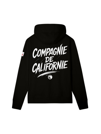 Sweat zippé Paint noir Compagnie de Californie - photo 1