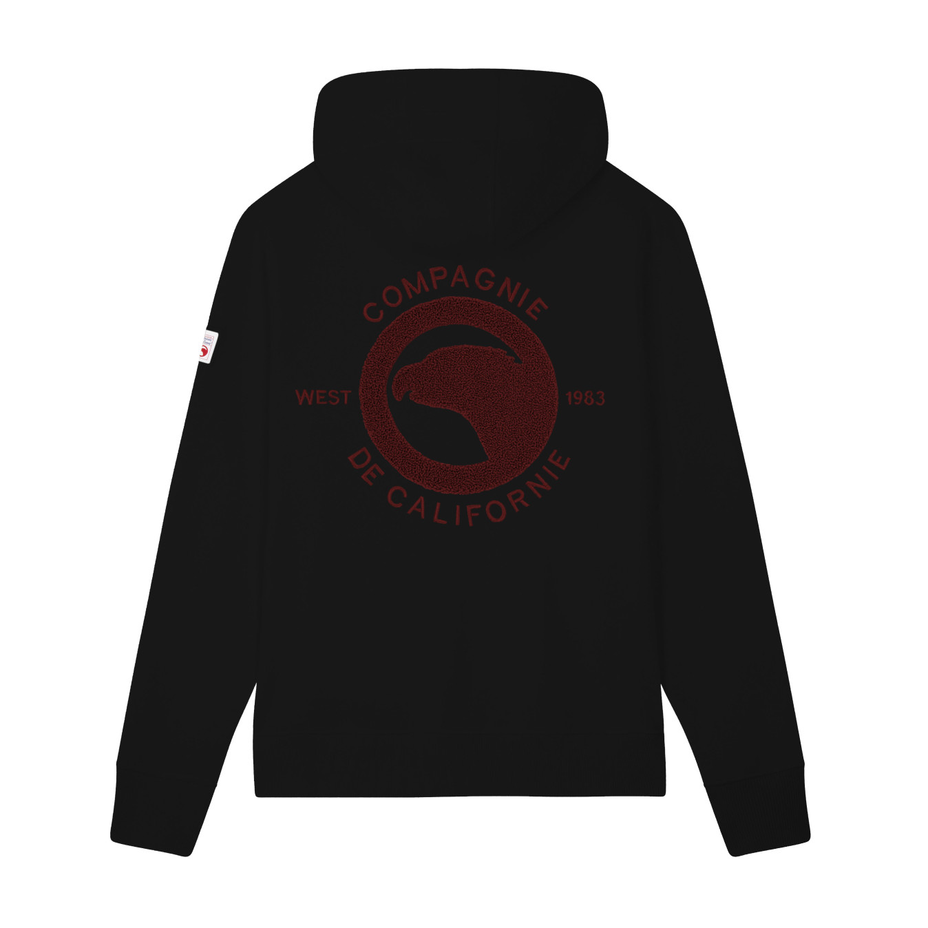 Sweat zippé West 1983 noir Compagnie de Californie