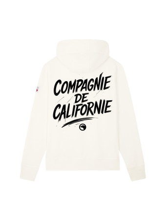 Sweat zippé Paint blanc cassé enfant Compagnie de Californie - photo 1