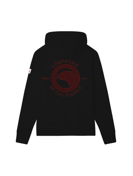 Sweat zippé West 1983 noir enfant Compagnie de Californie