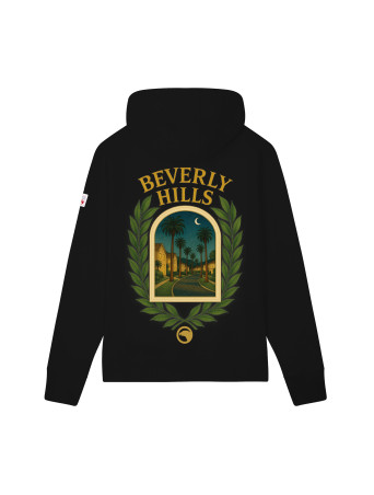 SS26 KIDS SWEAT ZIP HILLS NOIR