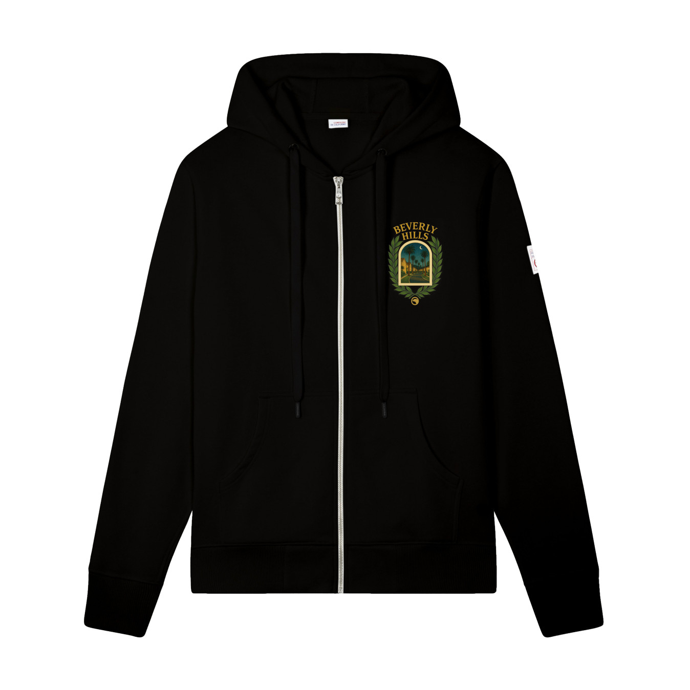 SS26 KIDS SWEAT ZIP HILLS NOIR