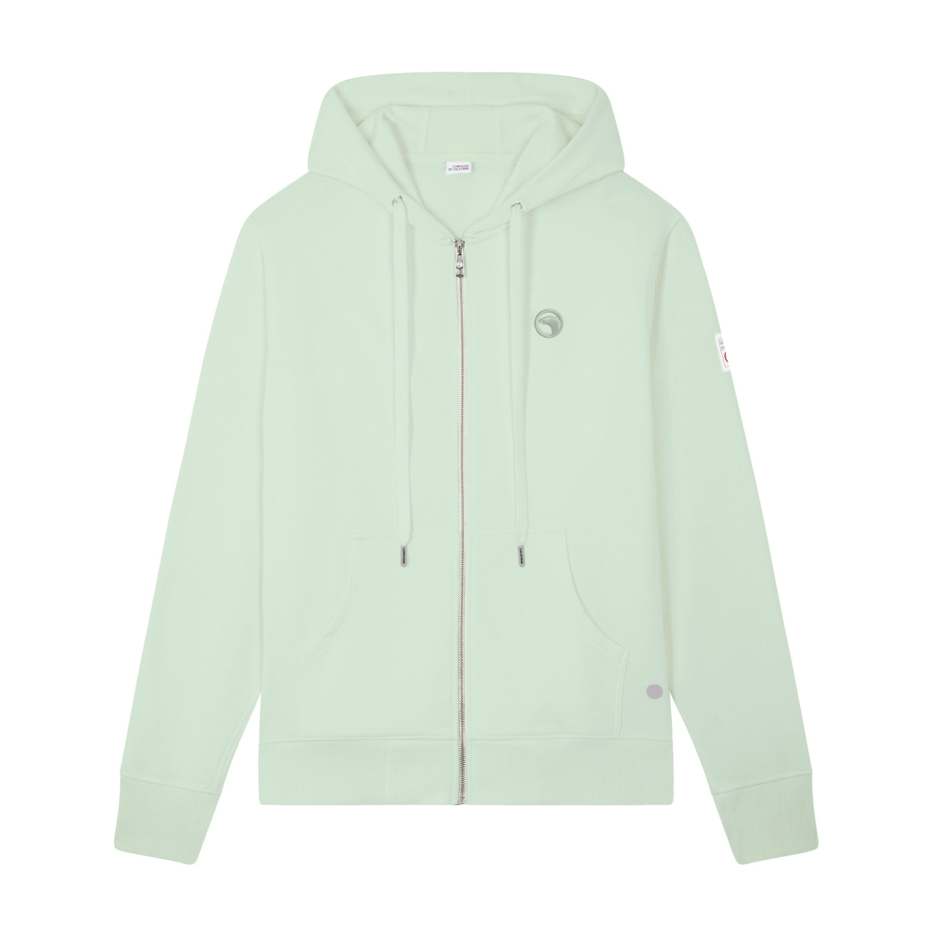 Sweat zippé à capuche vert carmeo Compagnie de Californie