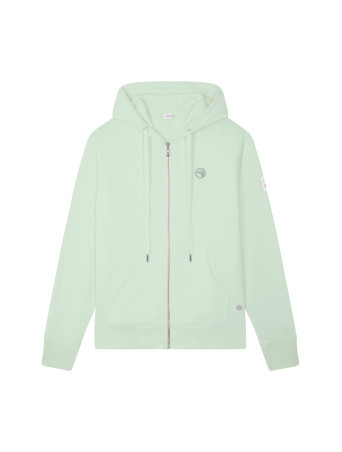 Sweat zippé à capuche vert carmeo Compagnie de Californie