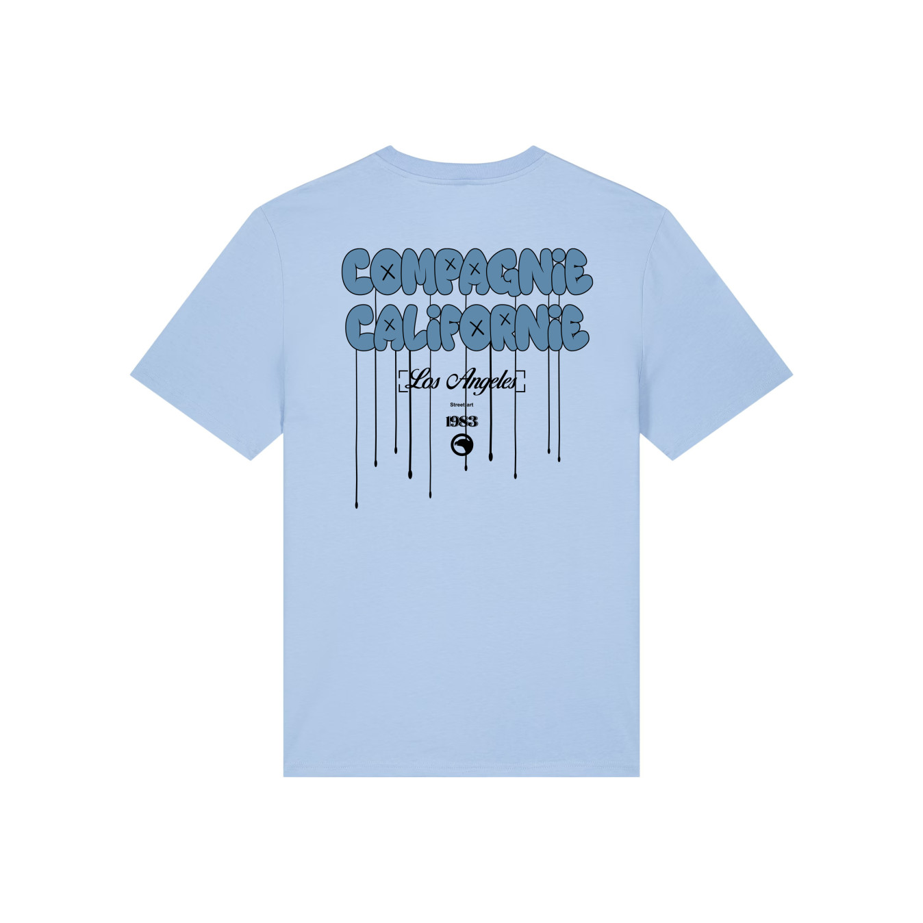 T-shirt Art bleu ciel Compagnie de Californie - photo 1
