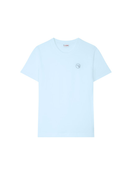T-shirt Brodé bleu ciel Compagnie de Californie