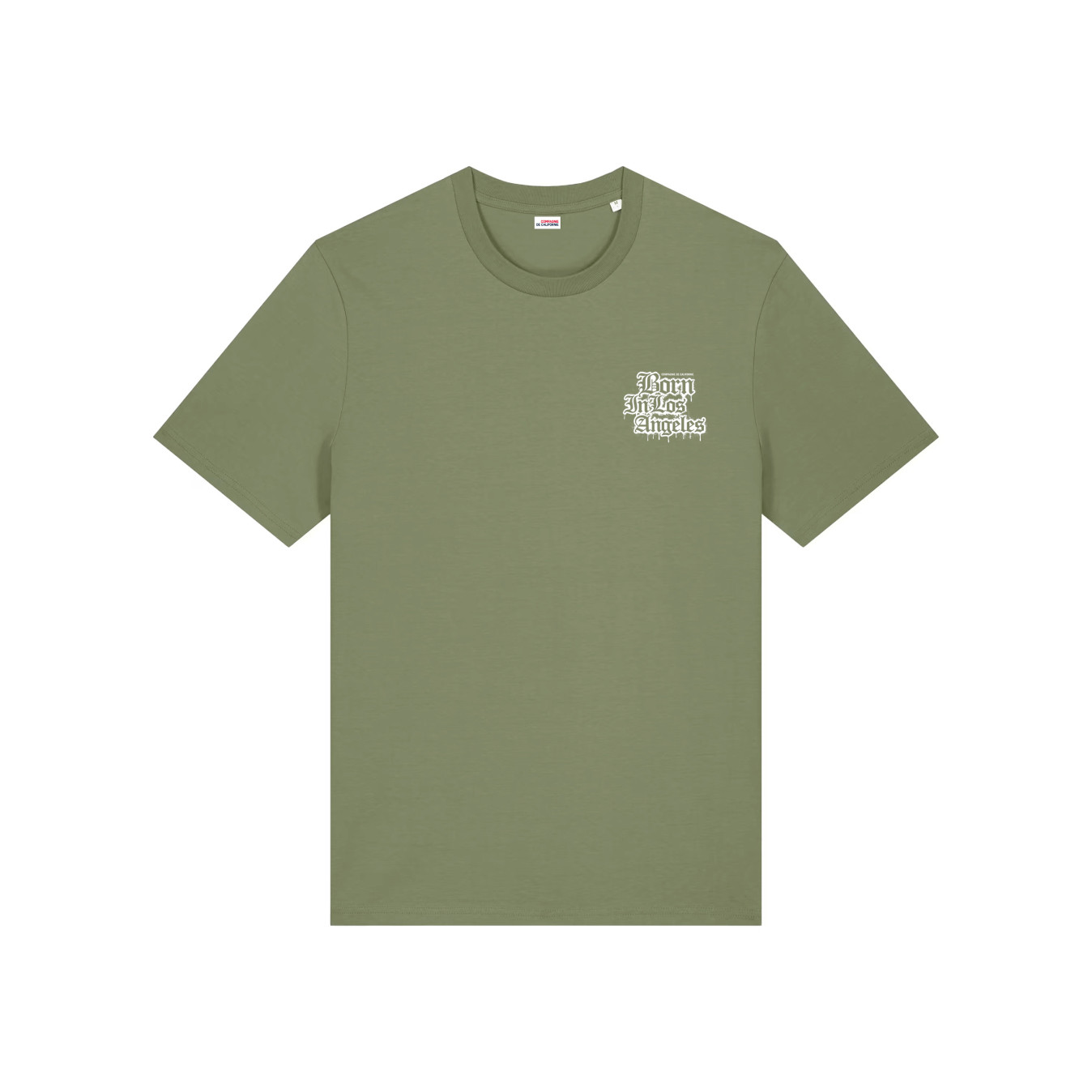 T-shirt Born kaki clair Compagnie de Californie - photo 2