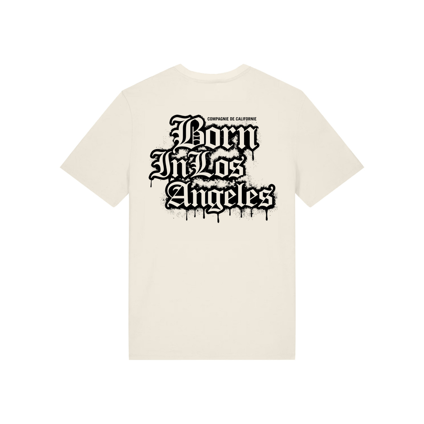 T-shirt Born blanc cassé Compagnie de Californie - photo 1