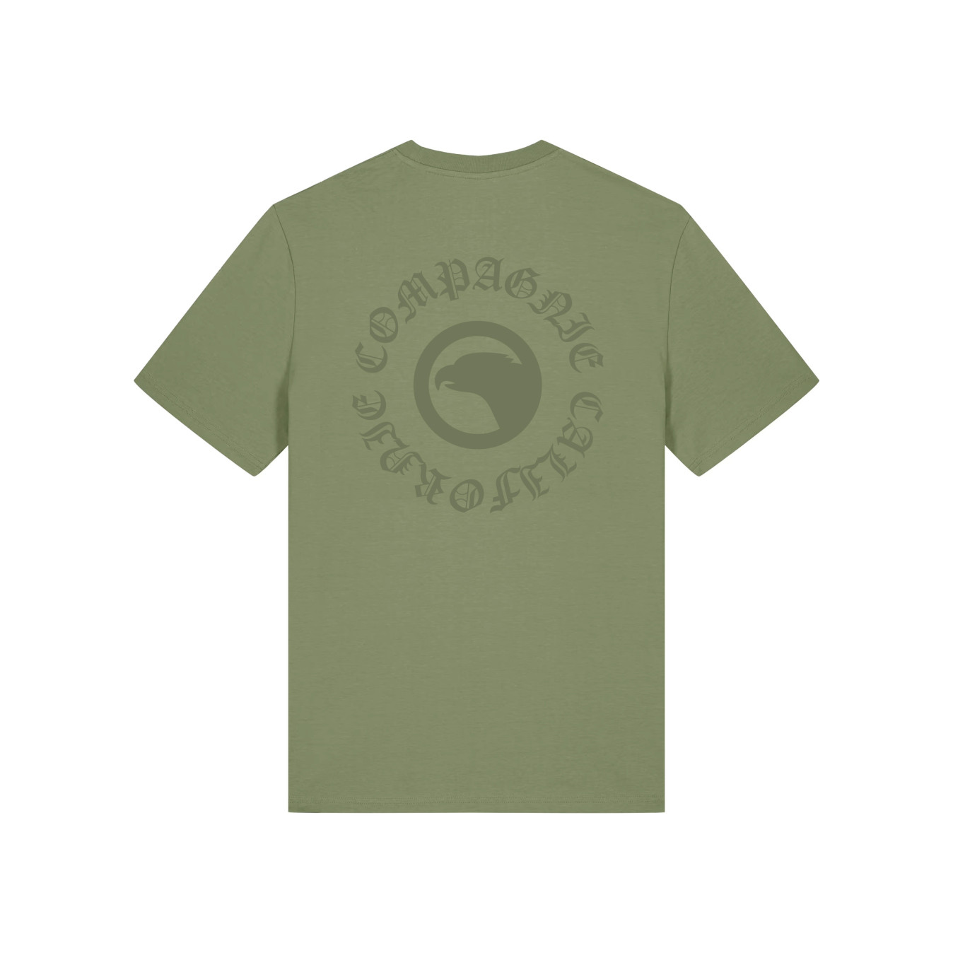 T-shirt Emboss kaki clair Compagnie de Californie - photo 1
