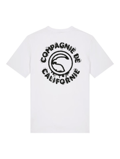 T-shirt Street blanc Compagnie de Californie - photo 1