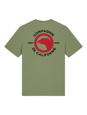 T-shirt West 1983 kaki clair Compagnie de Californie - photo 1