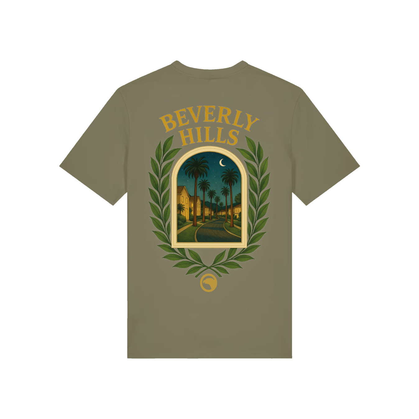 T-shirt Hills kaki Compagnie de Californie - photo 1