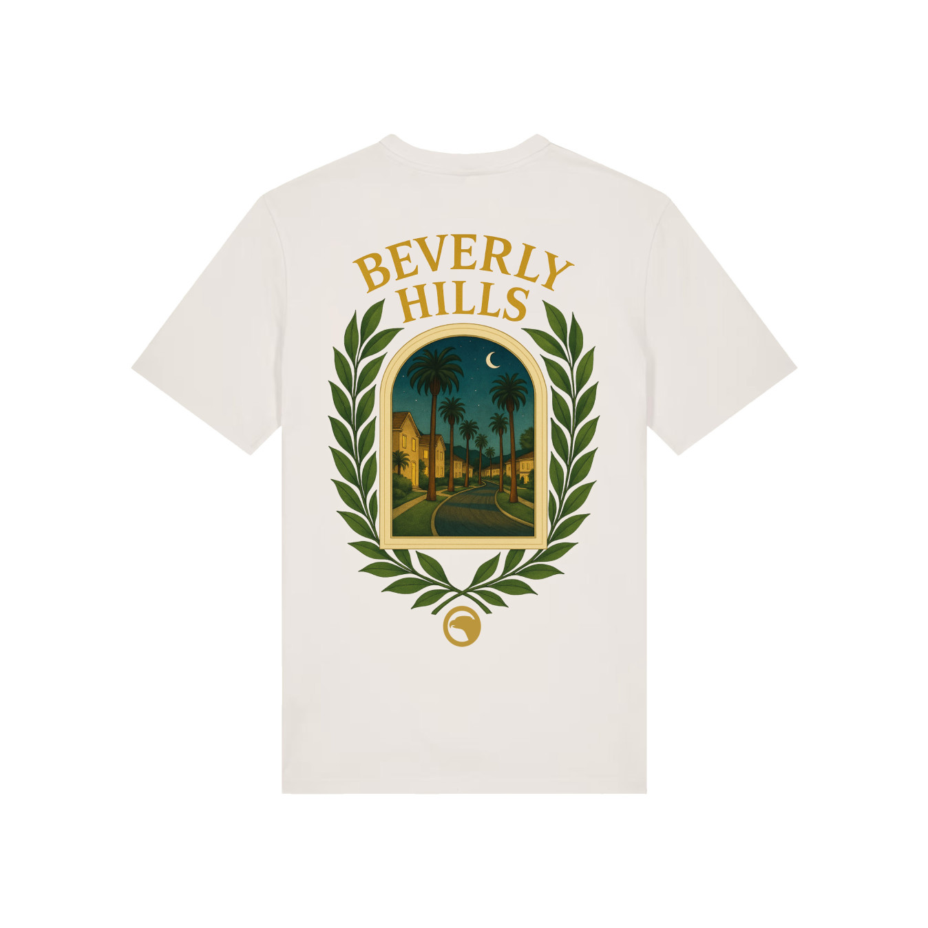 T-shirt Hills blanc cassé Compagnie de Californie - photo 1