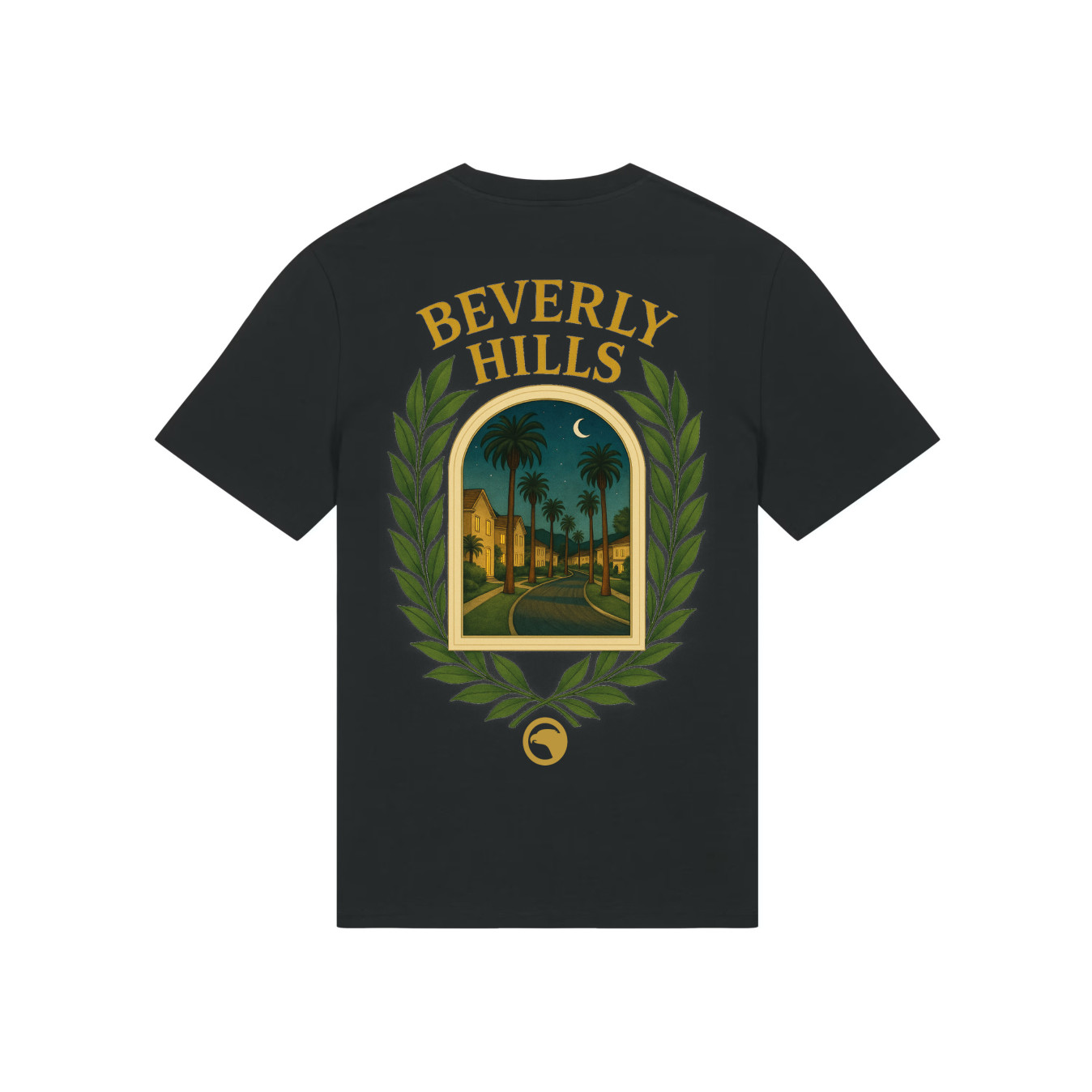 T-shirt Hills noir Compagnie de Californie - photo 1