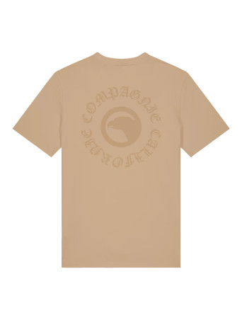 SS26 KIDS T-SHIRT MANCHES COURTES EMBOSS BEIGE