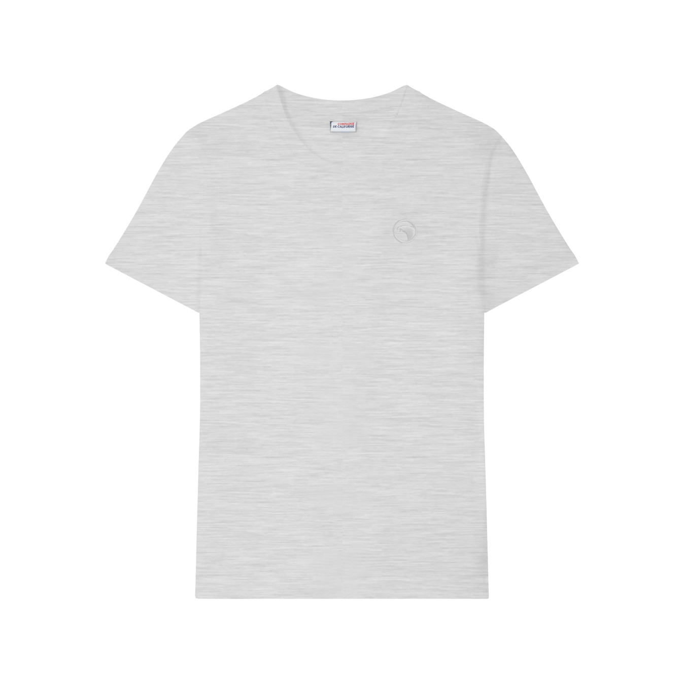 T-shirt Brodé gris chiné enfant Compagnie de Californie