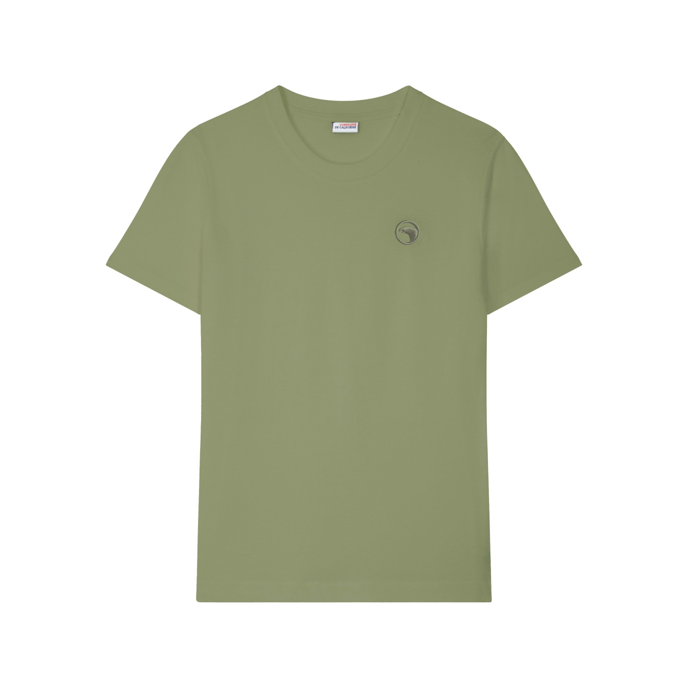 T-shirt Brodé kaki clair enfant Compagnie de Californie