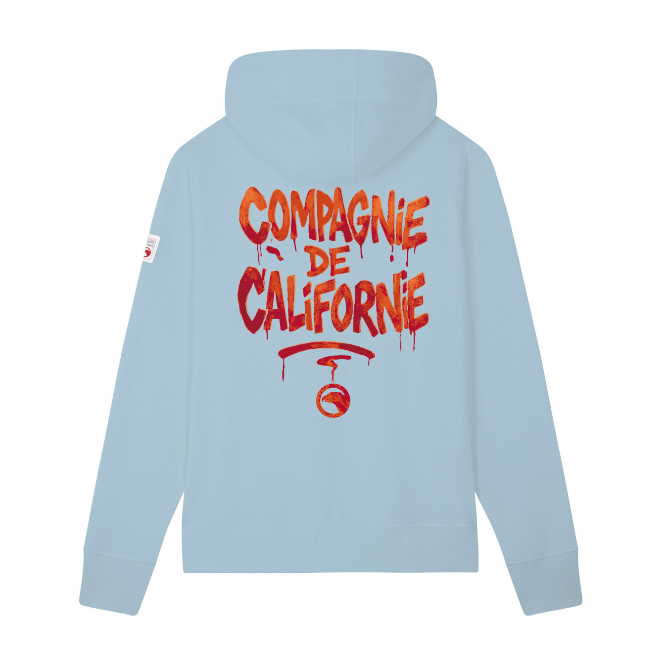 SS26 KIDS SWEAT ZIP GRAPH BLEU CIEL