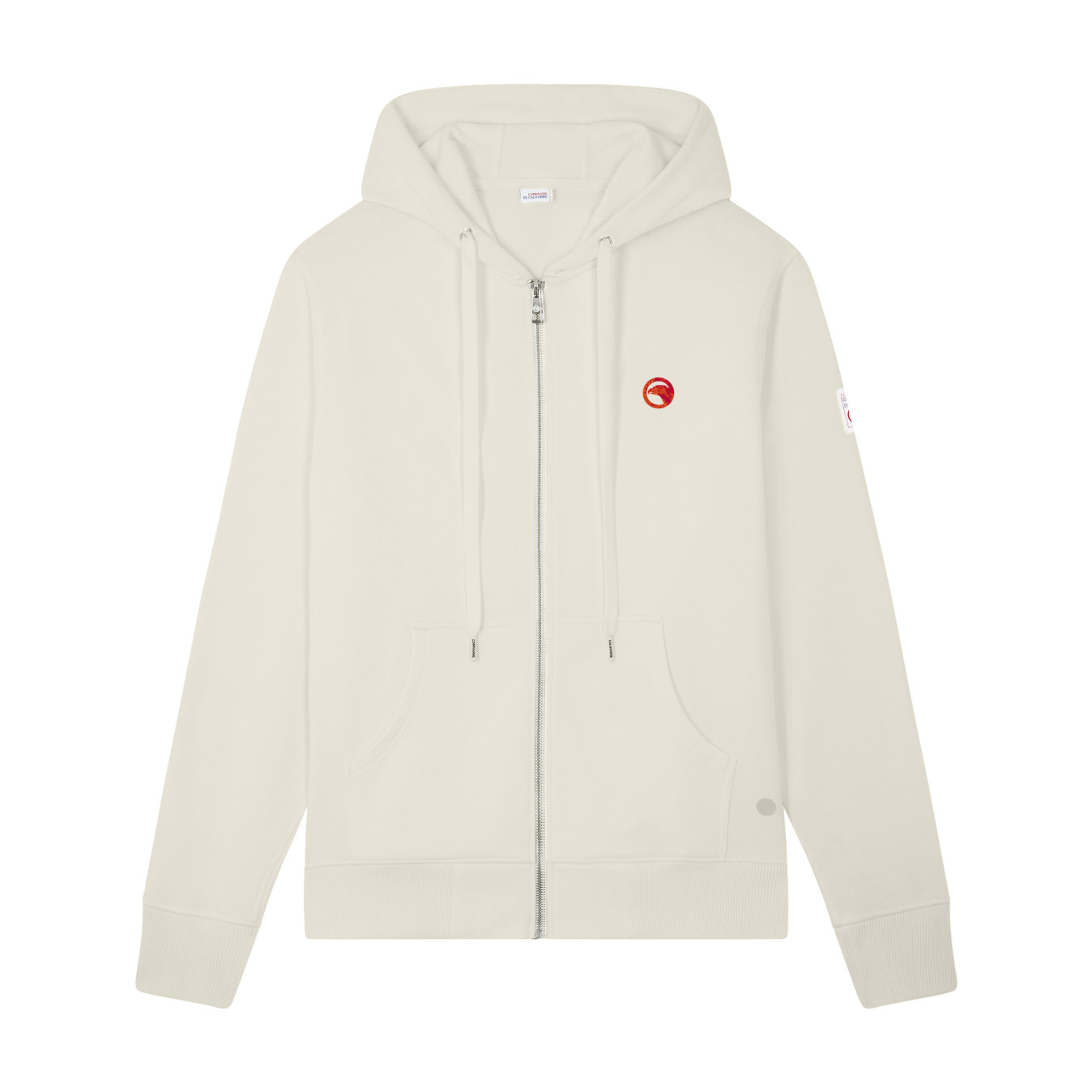 SS26 KIDS SWEAT ZIP GRAPH OFF WHITE