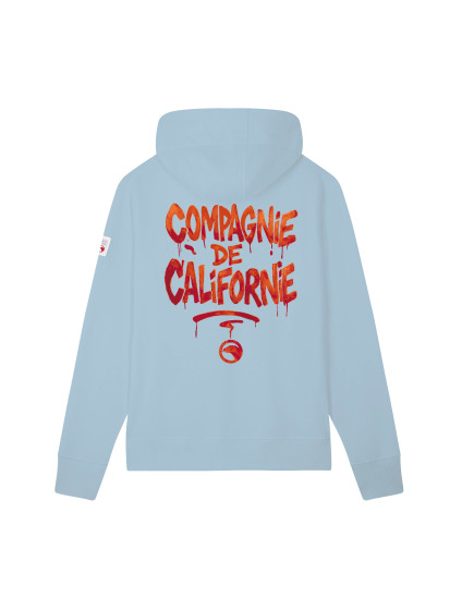 Sweat zippé Graph bleu ciel Compagnie de Californie - photo 1