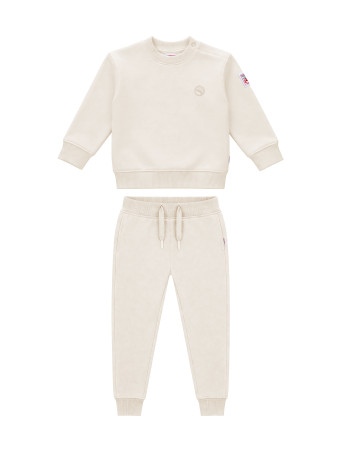 Ensemble bébé col rond blanc cassé Compagnie de Californie - photo 1