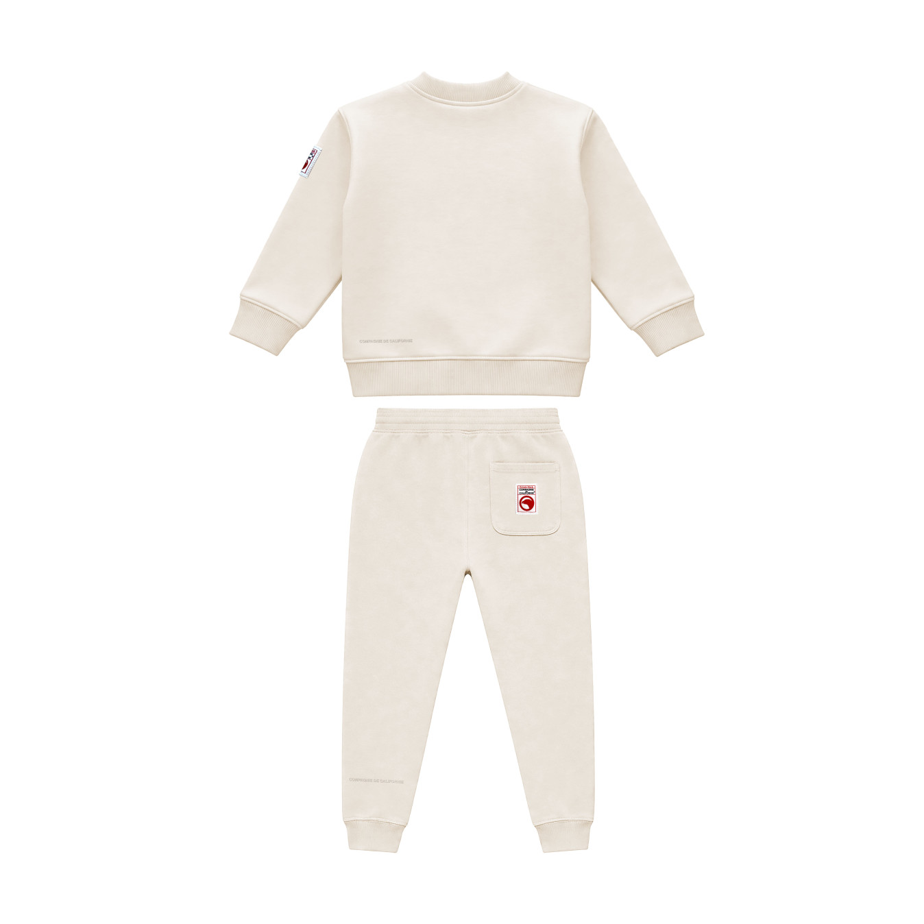 Ensemble bébé col rond blanc cassé Compagnie de Californie - photo 2