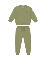 AW26 ENSEMBLE BÉBÉ COL ROND KAKI