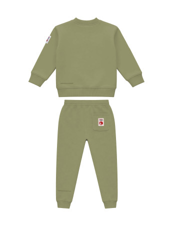 AW26 ENSEMBLE BÉBÉ COL ROND KAKI
