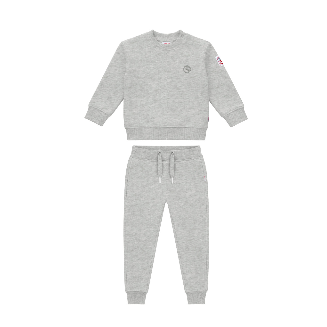 Ensemble bébé col rond gris chiné Compagnie de Californie - photo 1