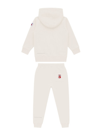 Ensemble bébé sweat zippé blanc cassé Compagnie de Californie - photo 2