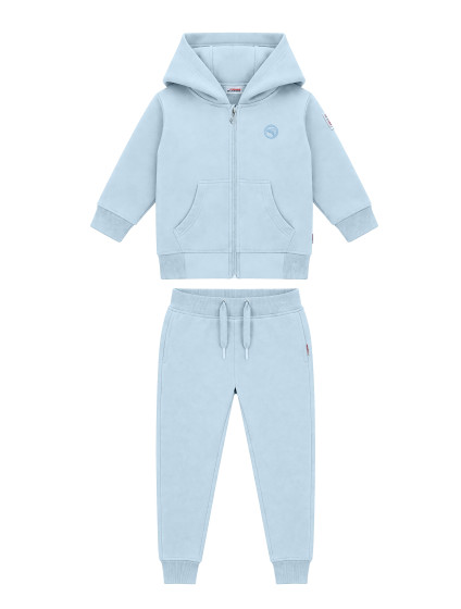 Ensemble bébé sweat zippé bleu ciel Compagnie de Californie - photo 1