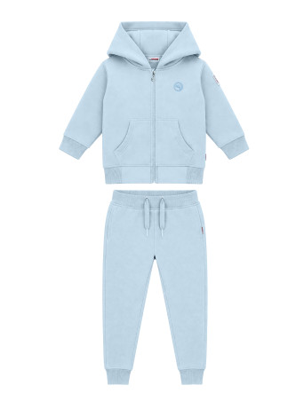Ensemble bébé sweat zippé bleu ciel Compagnie de Californie - photo 1