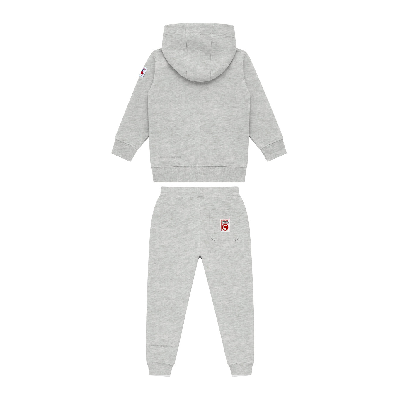 Ensemble bébé sweat zippé gris chiné Compagnie de Californie - photo 2