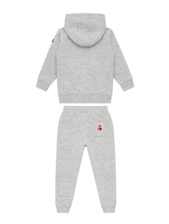 Ensemble bébé sweat zippé gris chiné Compagnie de Californie - photo 2