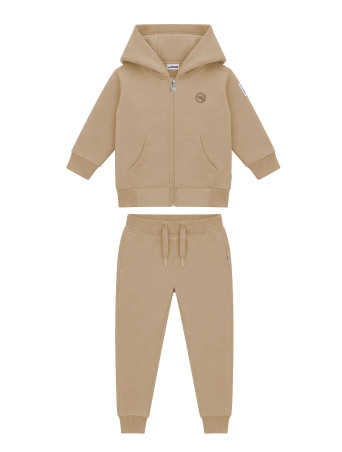 Ensemble bébé sweat zippé beige Compagnie de Californie - photo 1