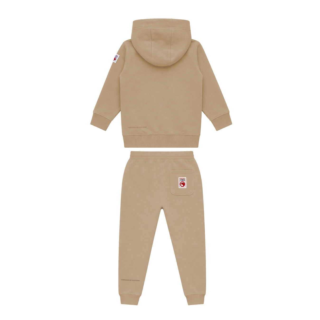 Ensemble bébé sweat zippé beige Compagnie de Californie - photo 2