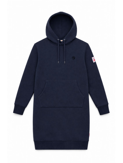 AW26 KIDS ROBE DRESS MARINE