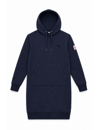 AW26 KIDS ROBE DRESS MARINE