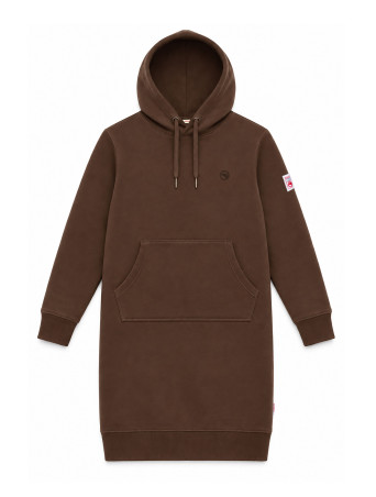 AW26 KIDS ROBE DRESS CHOCO