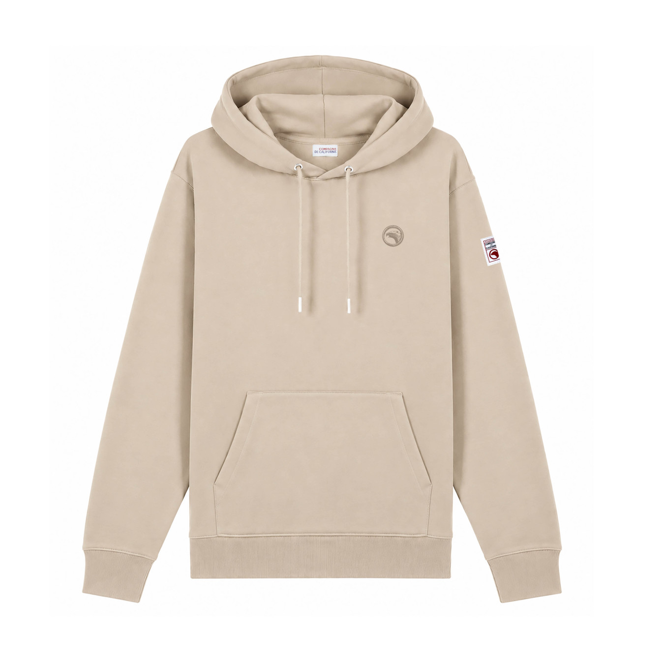 AW26 KIDS SWEAT A CAPUCHE SWNOZIP BEIGE